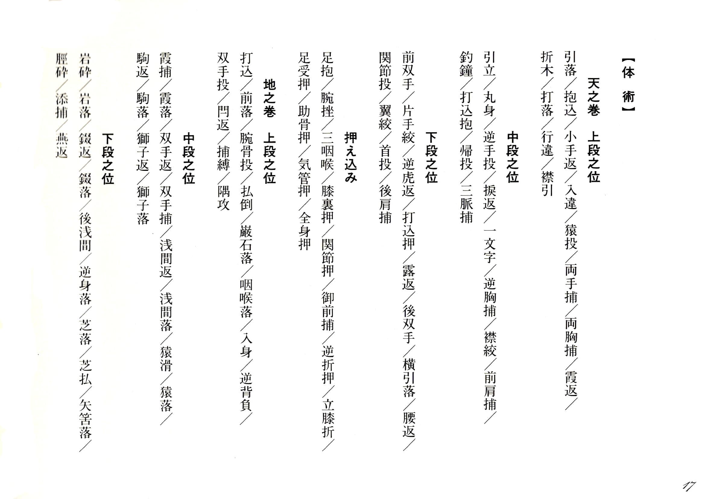 体術