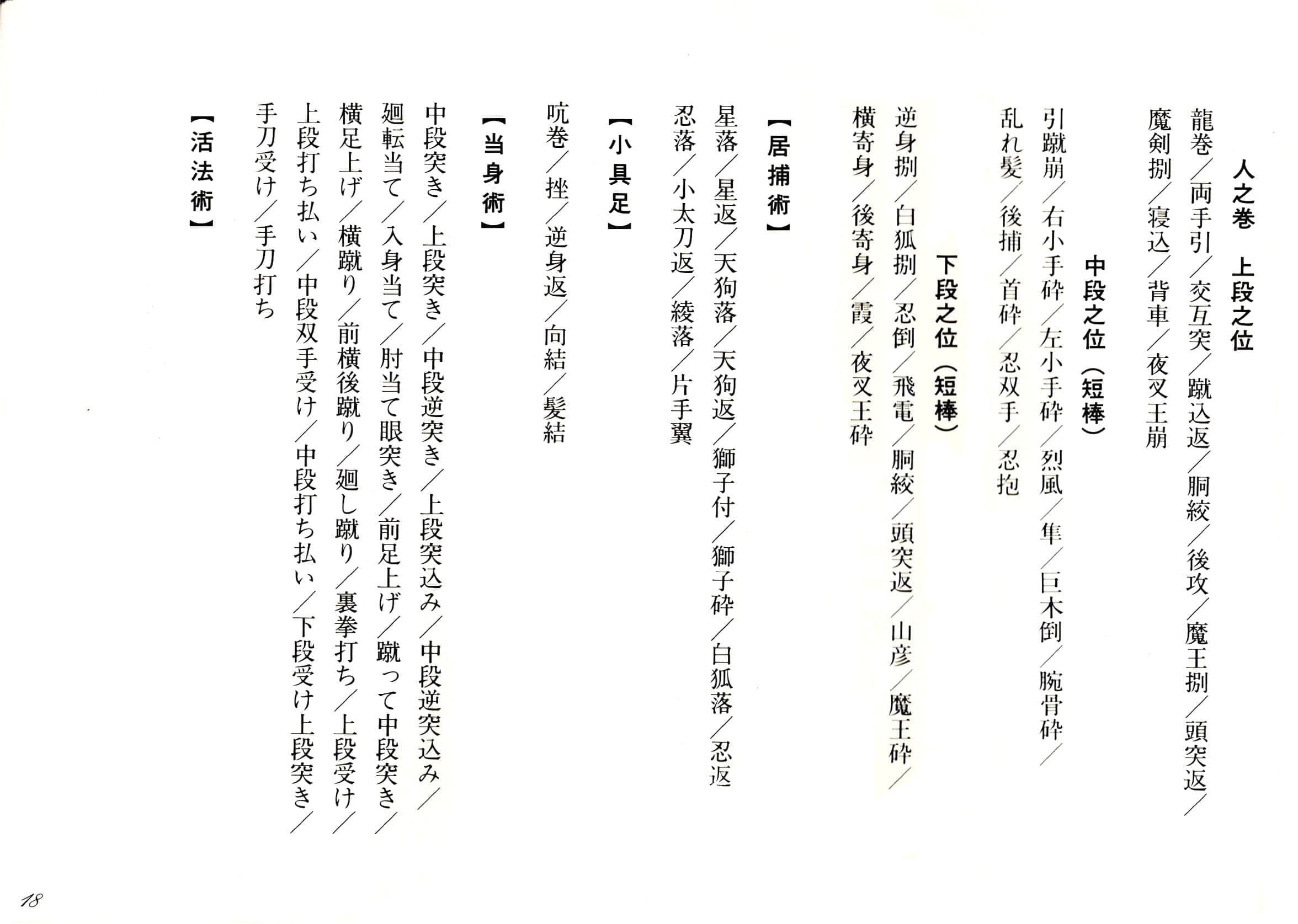 体術